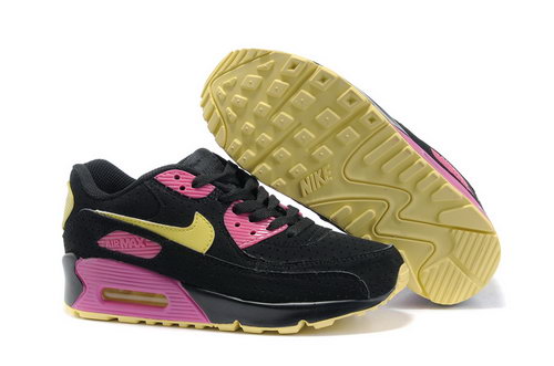 Air Max 90 Womens Yellow Pink Black Clearance